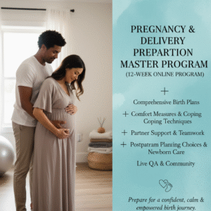 Pregnancy & Delivery Preparation Master Program (12-Week Online Program)